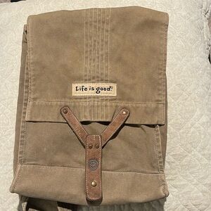 Life is Good brand vintage backpack